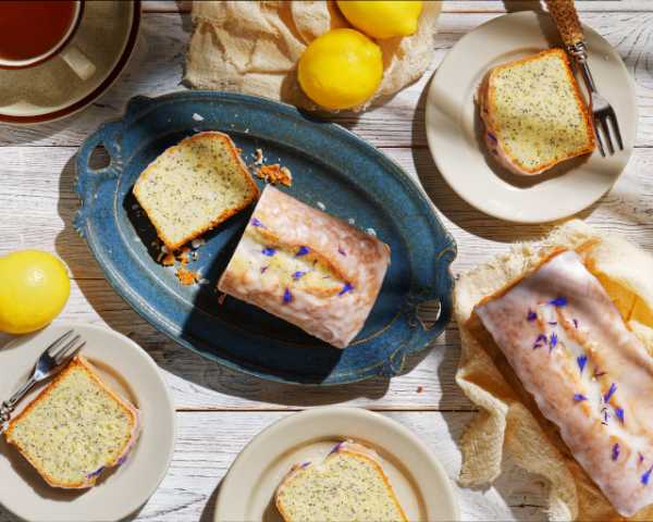 レモンドリズルケーキのスタイリングフォト